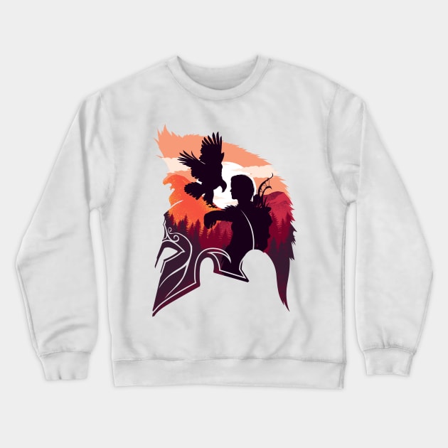 Eagle Bearer Crewneck Sweatshirt by plonkbeast